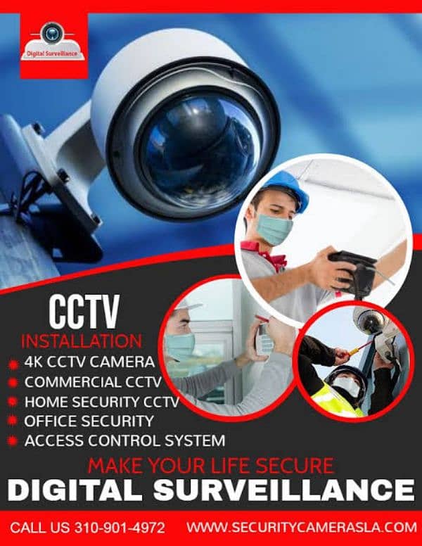 CCTV Security Cameras installation & services 0