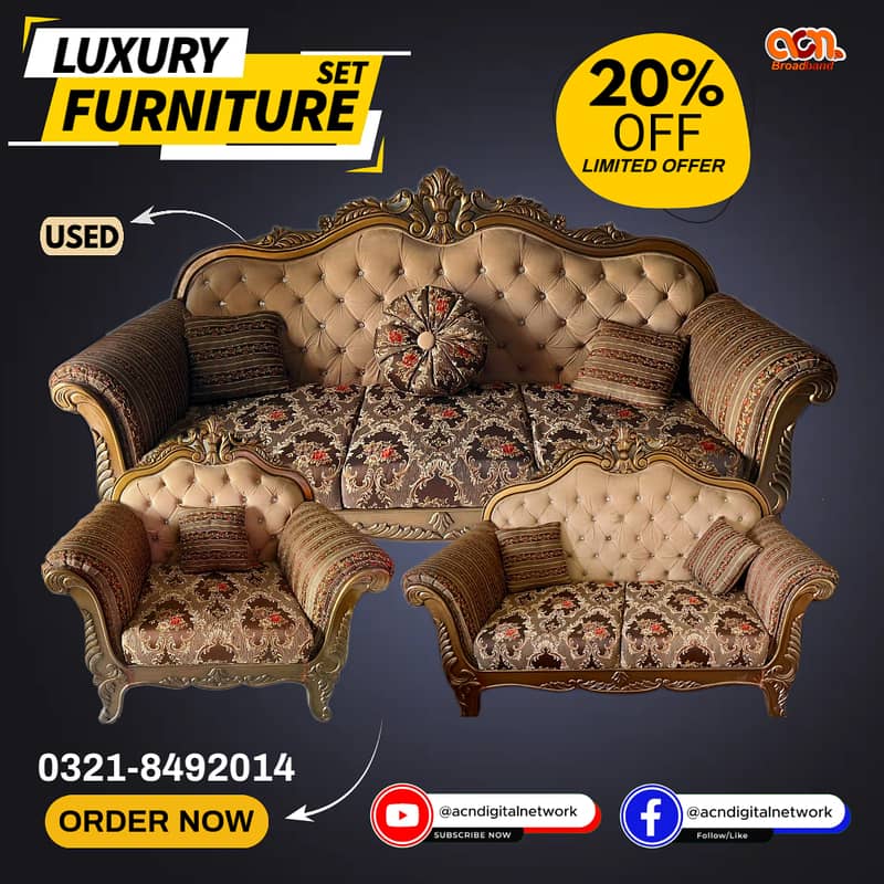 luxury sofa set | awesome sofa set | dashing sofa set 0