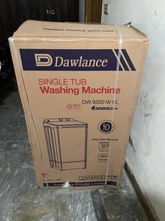 Dawlance washing machine brand new