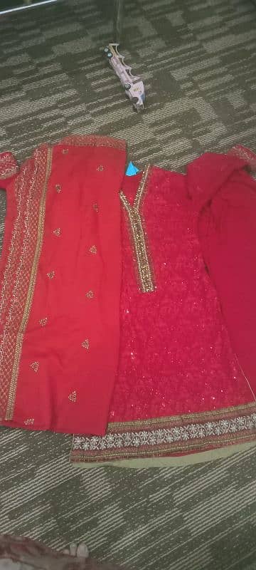 cotton fully embroided suit 0