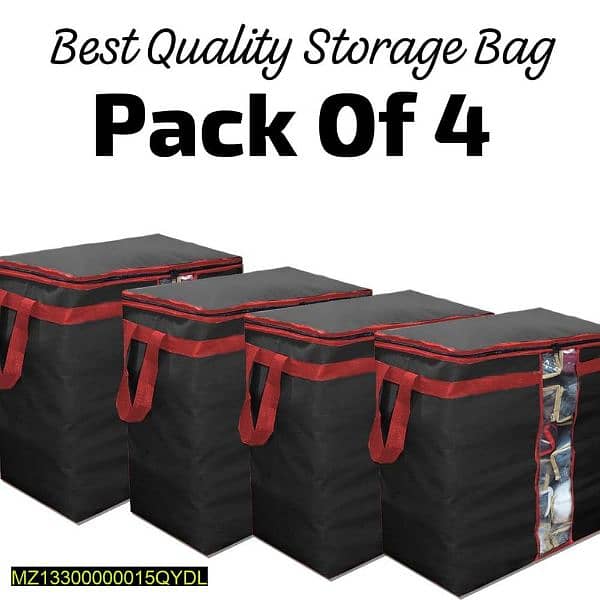 pack of four storage bags 1