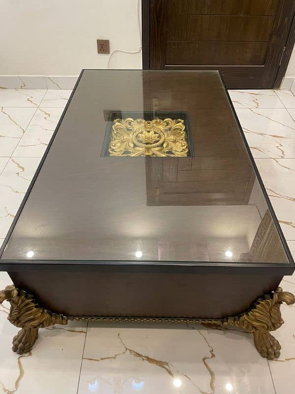 Fancy Wooden Center Table- 2