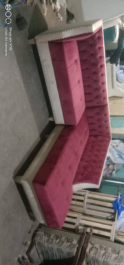 Sofa Maker| sofa set | 5 seater sofa repair | fabric change 15