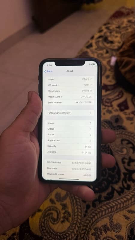 iphone 11 64 gb pta approved 6