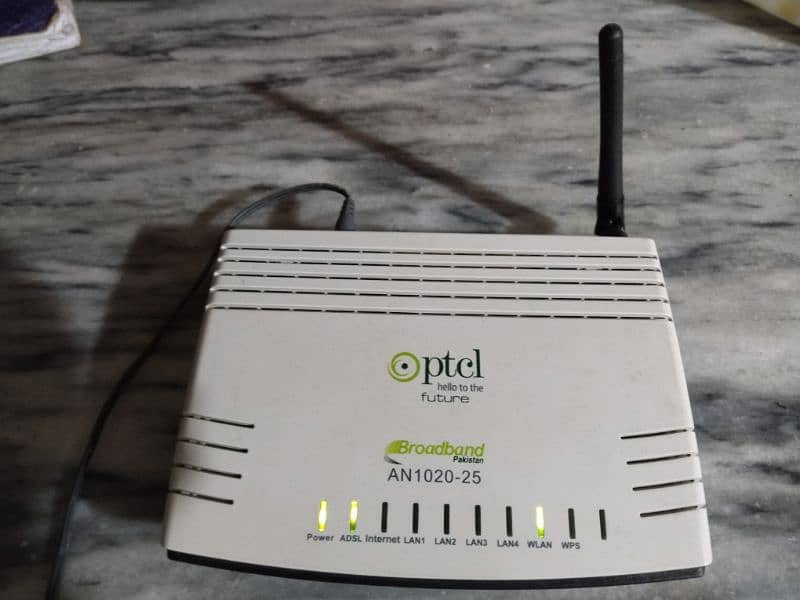 PTCL router+40gaz Internet cable 2