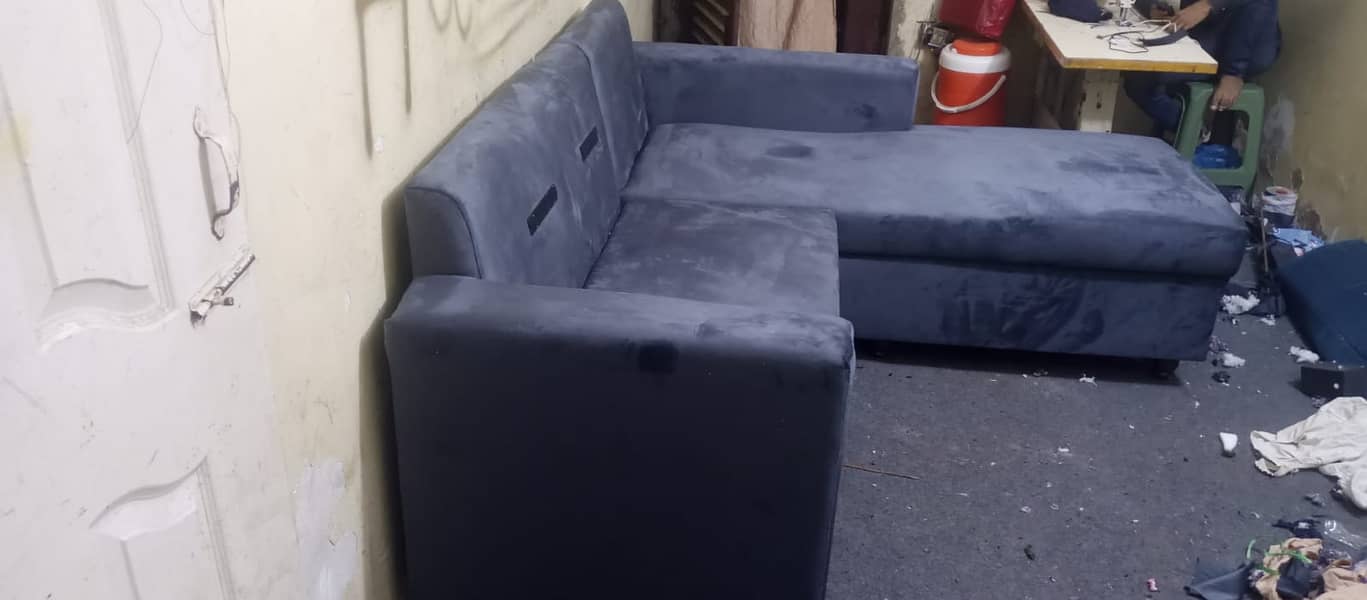 Sofa set  5 seater sofa repair | fabric change 17