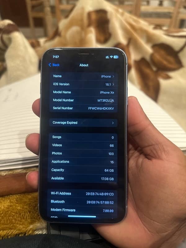 iphone XR Non pta e and physical sim working 6