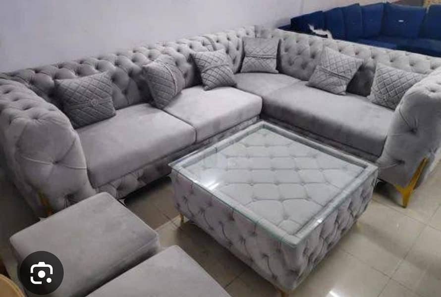 L shape sofa / sofa set / sofa repair / fabric change / sofa poshish 18