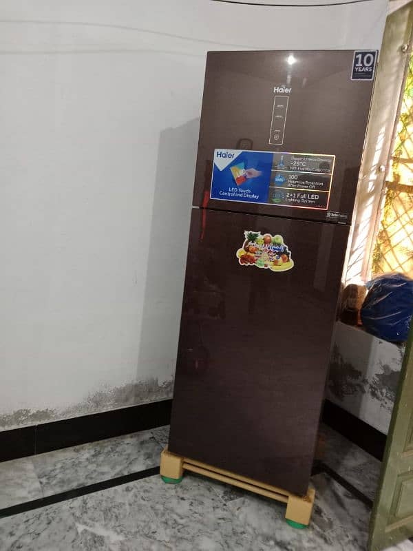 haier single door fridge in good condition 0