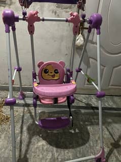 baby swing for sale //baby jhula pink colour