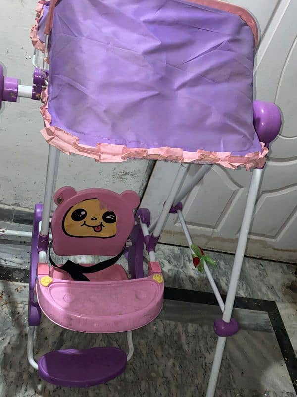 baby swing for sale //baby jhula pink colour 7