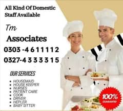 all employees service provide/Cook/chef/ MAID/helper/drive/