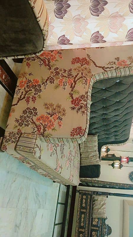 7 seater sofa plus wooden swing for sale 7