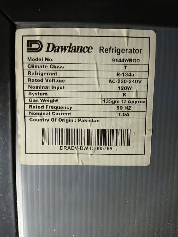 Dawlance Refrigerator 2