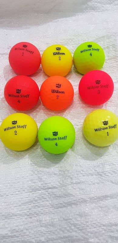 Golf Mix Colour Balls 12