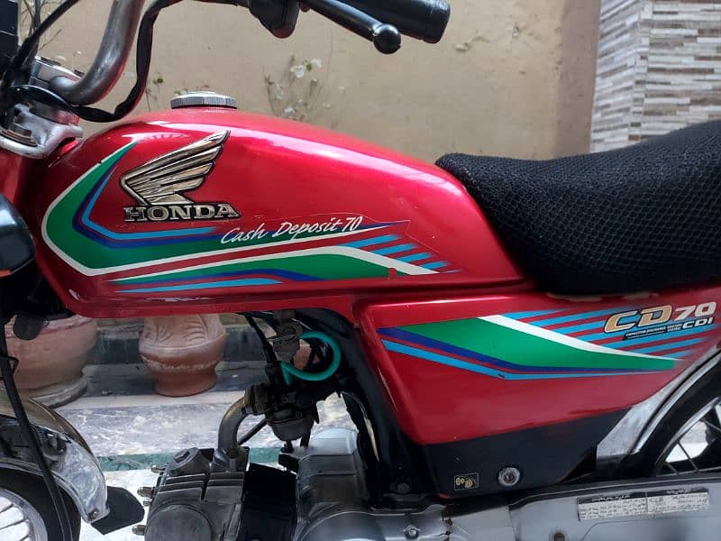 honda cd 70 red colour 2017 model 0