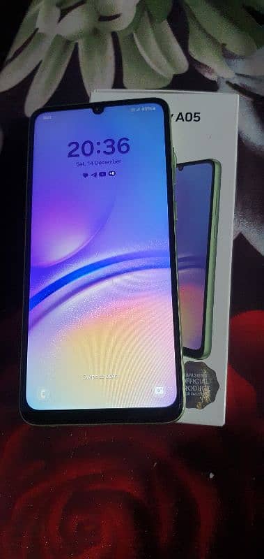 Samsung A05 with box, 4/128GB 10 mnth official warranty 0