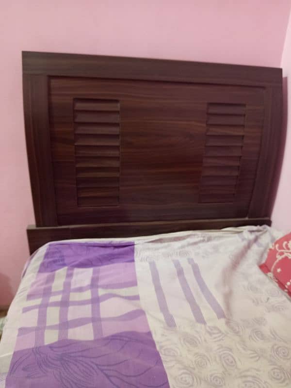 1 pair single beds New condition wooden 1