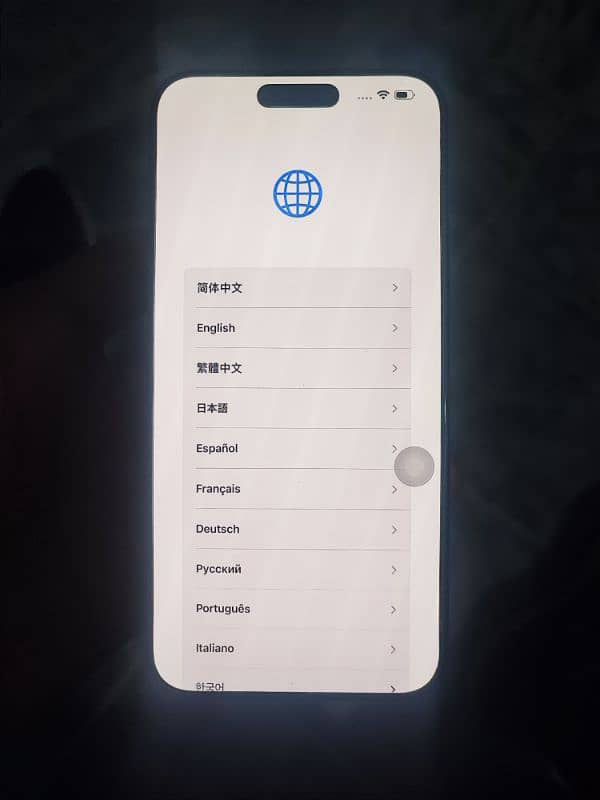 iphone 15pro max icloud lock condition 10/10 blue colour 0