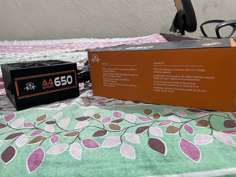 650watt 80+ Bronze Gaming Power Supply 1