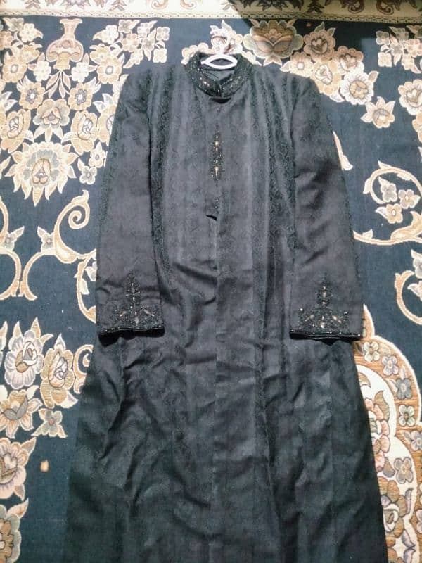 black velvet sherwani for sale 2