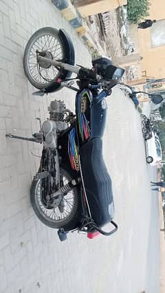 Sale for M/cycle Hi speed 70 in Malir Cantonment