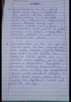 Hand Writing Assignment work