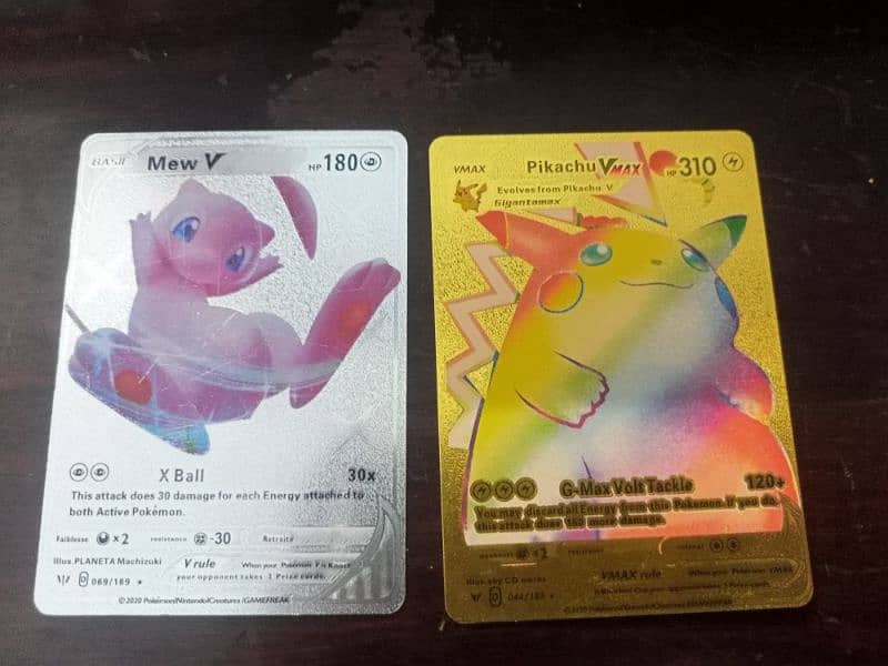 Pokemon Cards pikachu V Max+ Mew V 0