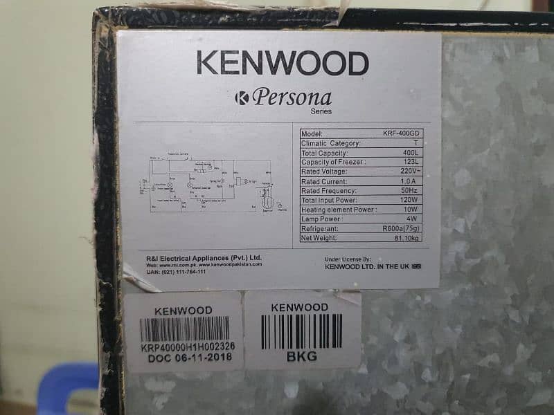 kenwood refrigerator medium size 9