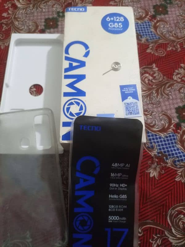 camon17 6gb/128 gb sealed mobile 17