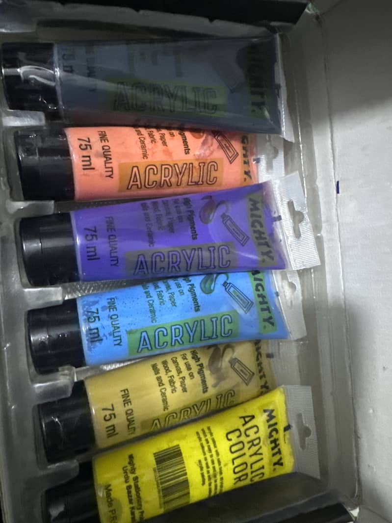 Acrylic paint set 2