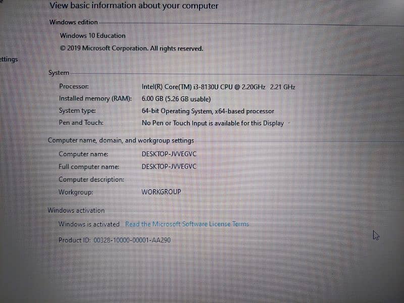 Lenovo V130 - 8th Gen Ci3 1