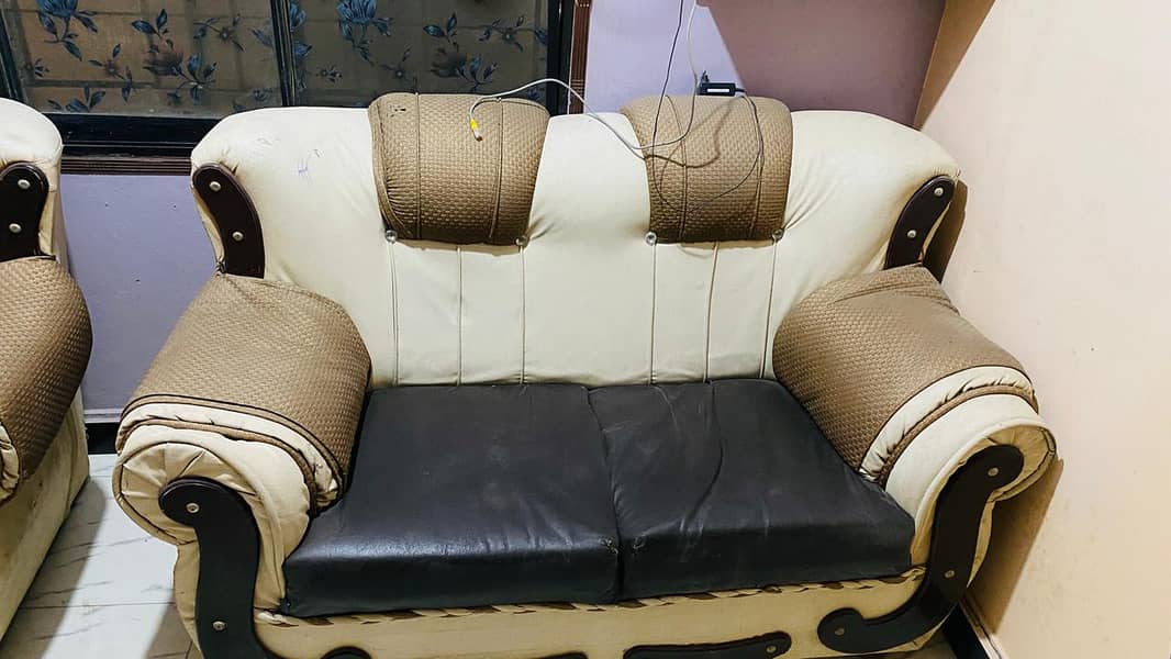 7 seater sofa set with covers 0