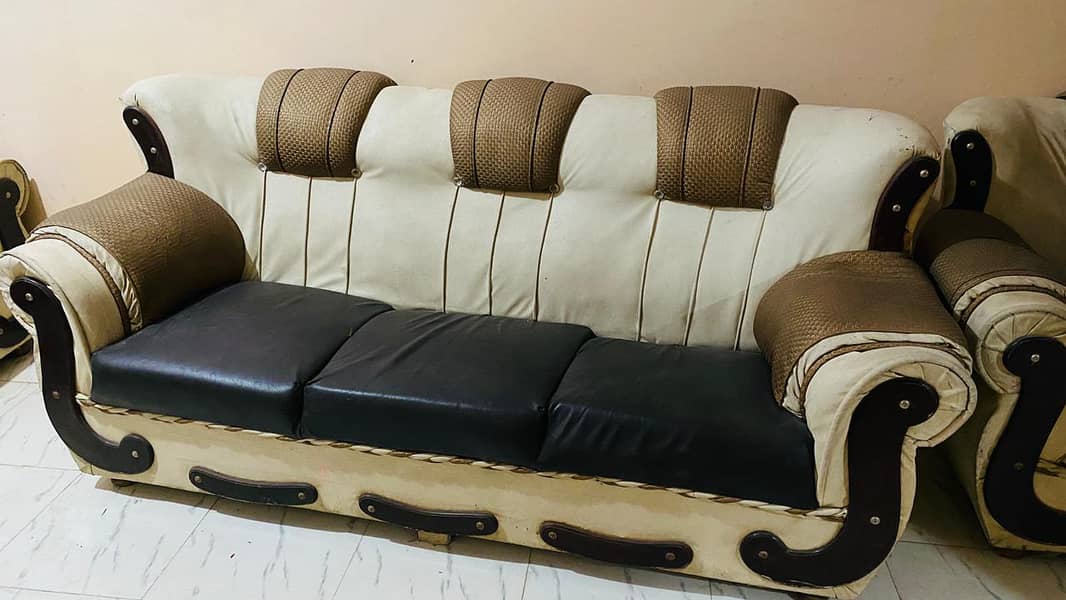 7 seater sofa set with covers 2