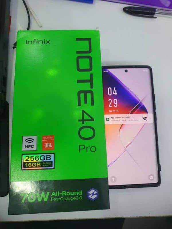 Infinix Note 40 pro green 0