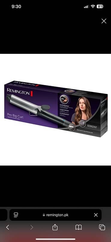 Remington Hair Curler (Pro Big Curl) 0