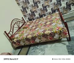 iron double bed