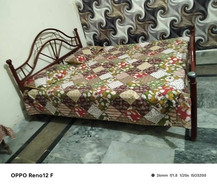 iron double bed 1