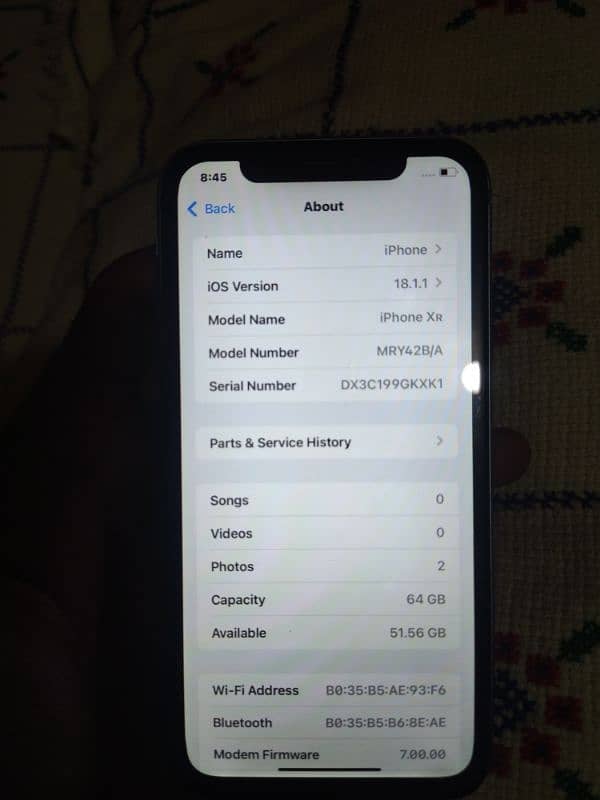 iPhone XR 64gb non pta jv 10/9 condition 0