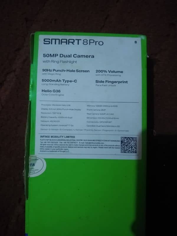 infinix smart 8 pro 8