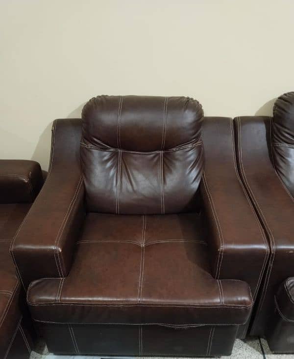 5 piece leather sofa set 4