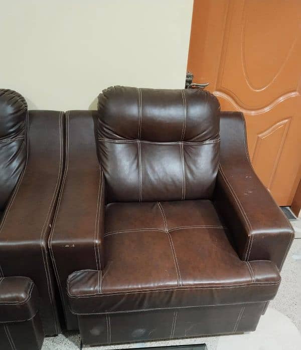 5 piece leather sofa set 5