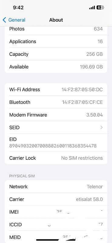 I phone 13 pro 256 non PTA 6