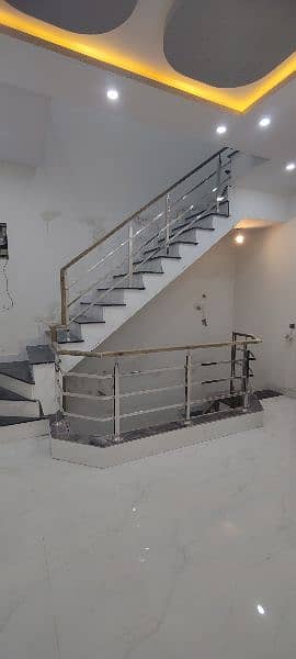 STAIRS AND TERRACE RAILING IN GLASS AND STAINLESS STEEL 0