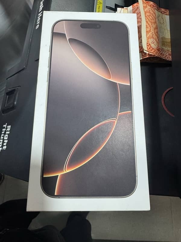 iphone 16 pro max desert colour 256gb HK non active 2