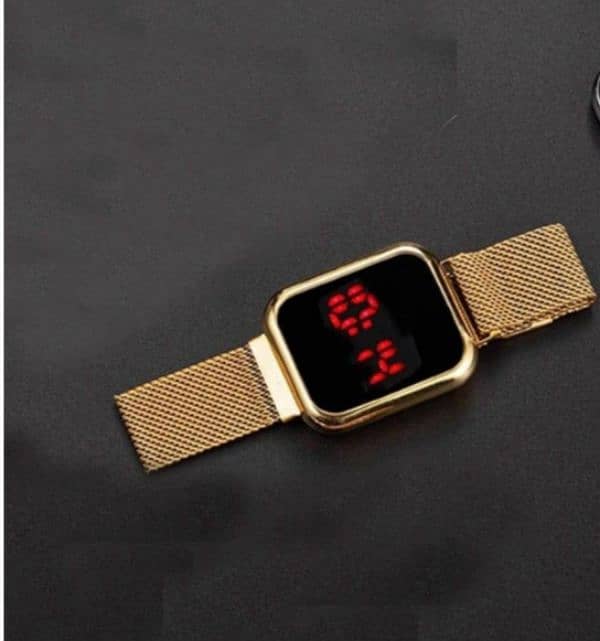 LED Display Digital Watch With Magnetic Strap 3