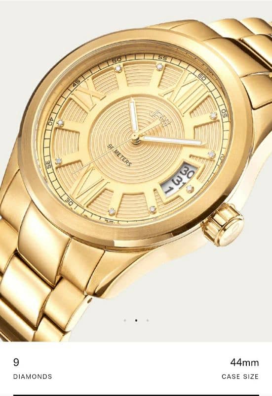 JBW Bond J6311A . Mens Diamond Gold Watch 5