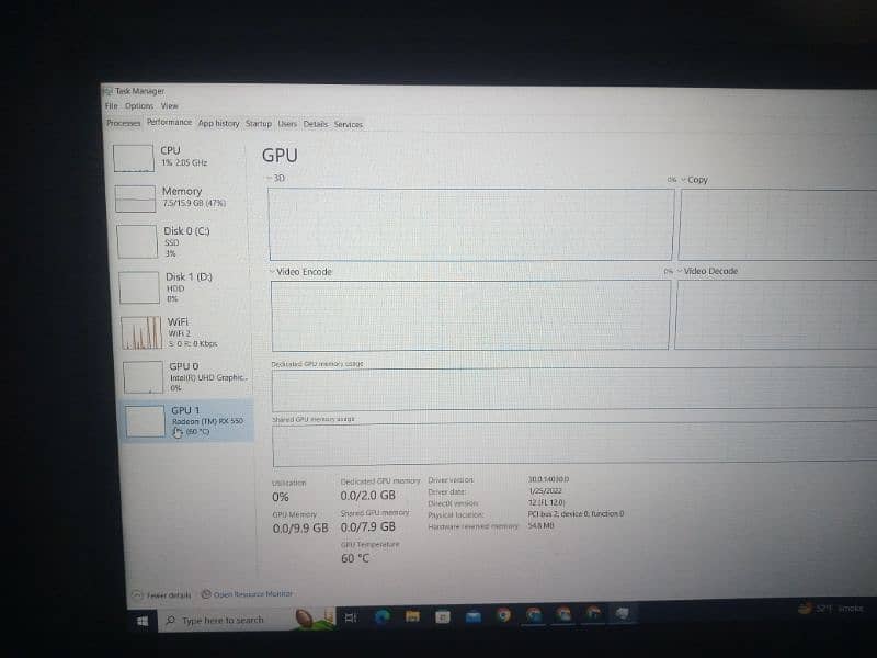 i5 8th gen Rx 550 DDR5 16gb DDR4 3