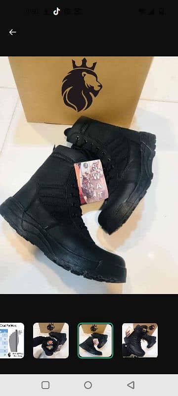 Men comfortable boot black delta 1