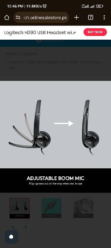 Logitech H390 USB Headset with Noise-Cancelling Mic 2